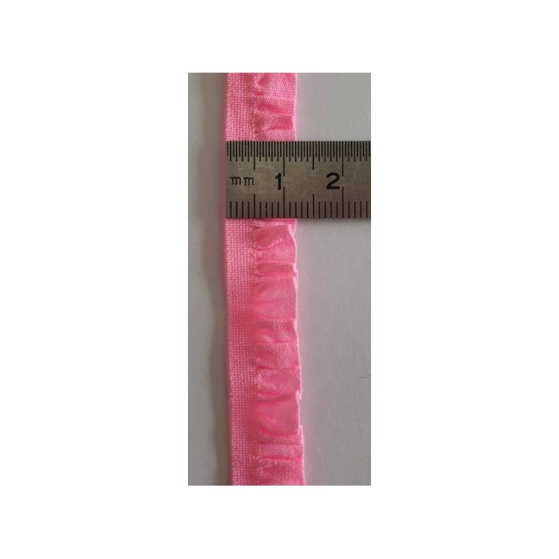 20 mètres d élastique lingerie rose vif 11 mm