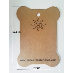 10 plaques cartonnette rangement ruban dentelle (G21/06)