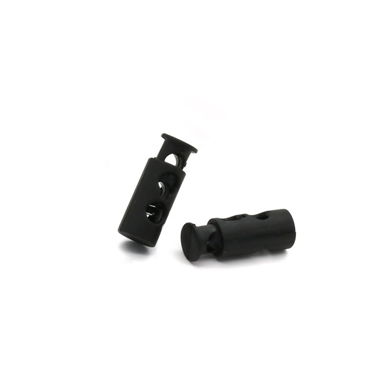 10 serre cordon long plastique 24 x 9 mm noir ( 04 / 07 )